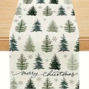Christmas Tree Table Runner – 33 x 183 cm
