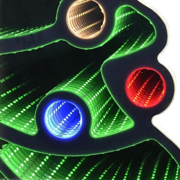 Double Sided Infinity Mirror Christmas Tree Light - Image 2