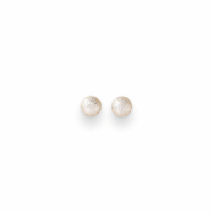 Stardust Ball Stud Earrings 0.8  – Shimmering Silver Style