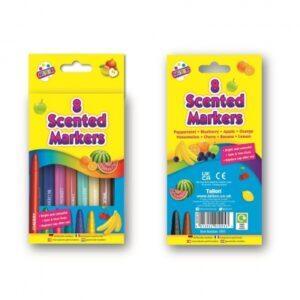 8 Scented Thick Jumbo Markers