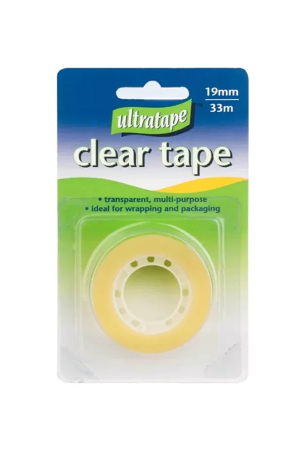 Ultratape Tape Clear 19mm x 33M