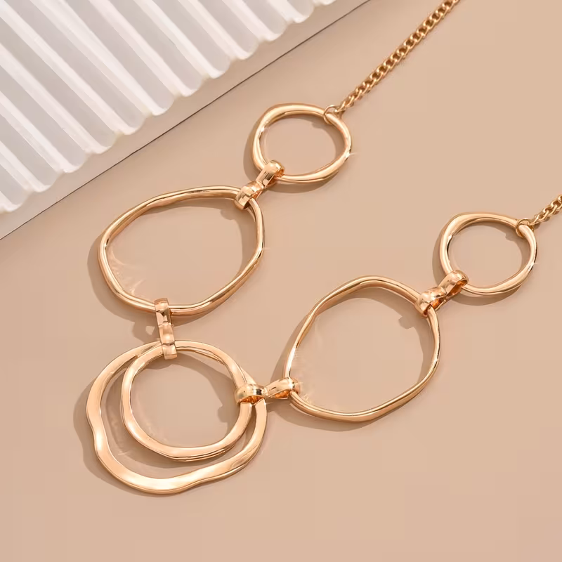 classic gold chain necklace simple elegant design