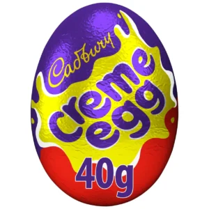cadbury creme egg chocolate with fondant centre