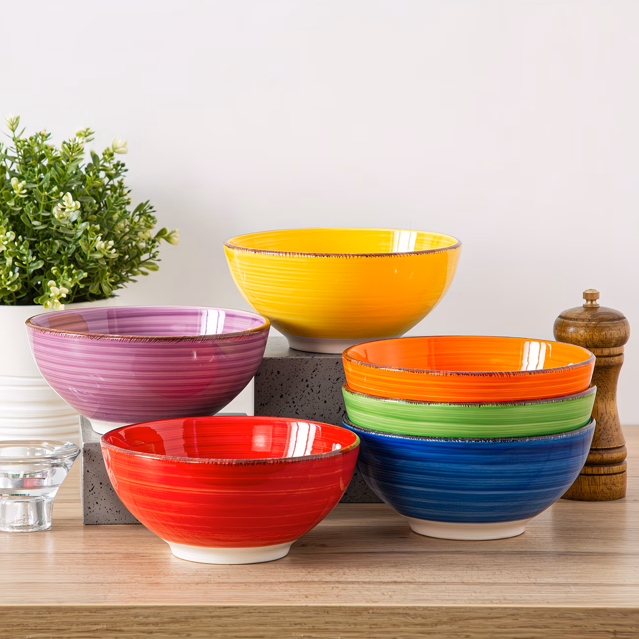 bonita colorful cereal bowl