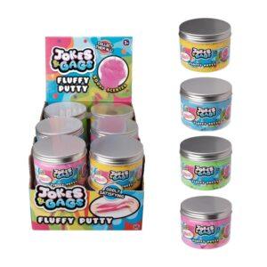 colourful fluffy putty slime jars scented kids toy