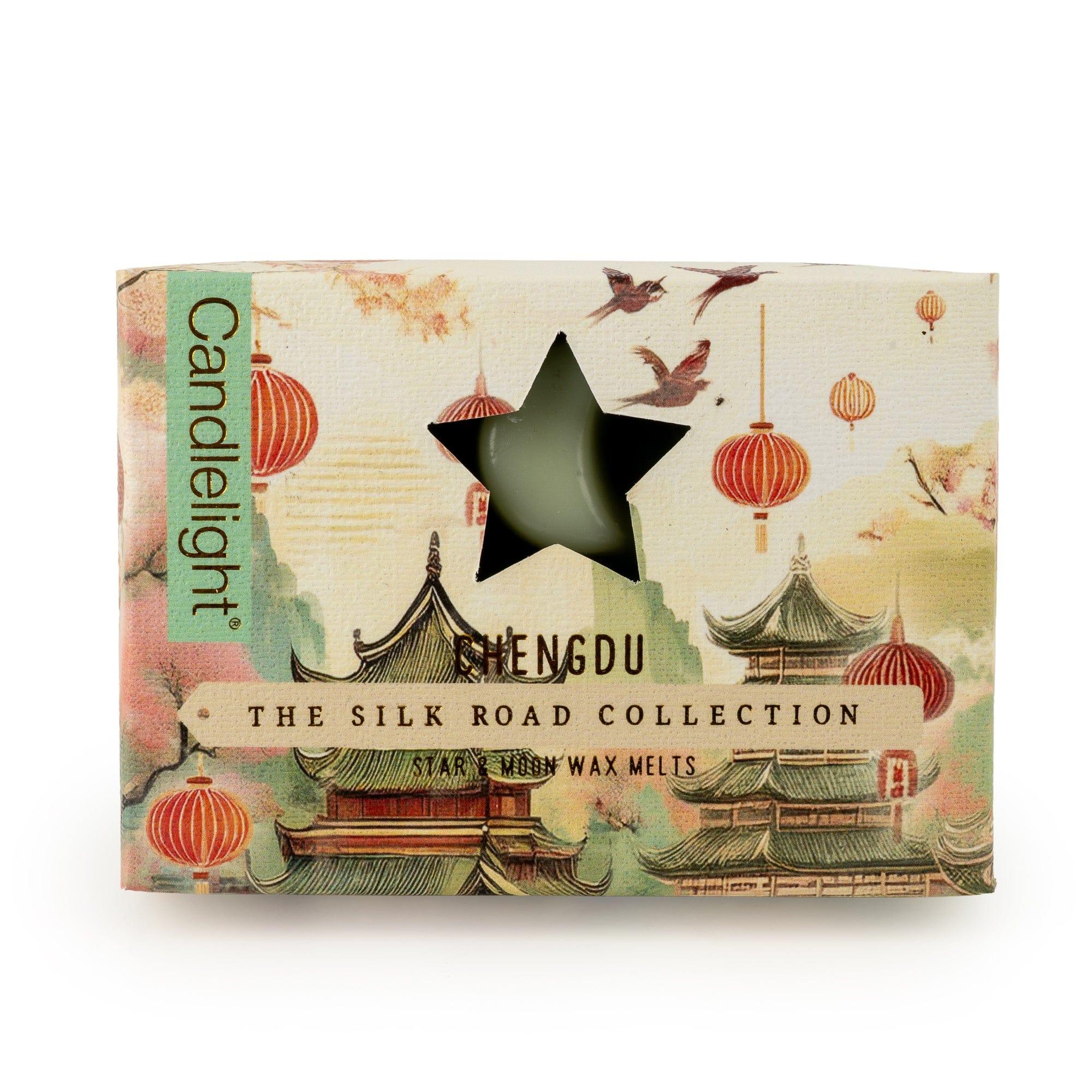 Chengdu Moon and Star Wax Melts from the Silk Road Collection in decorative gift box