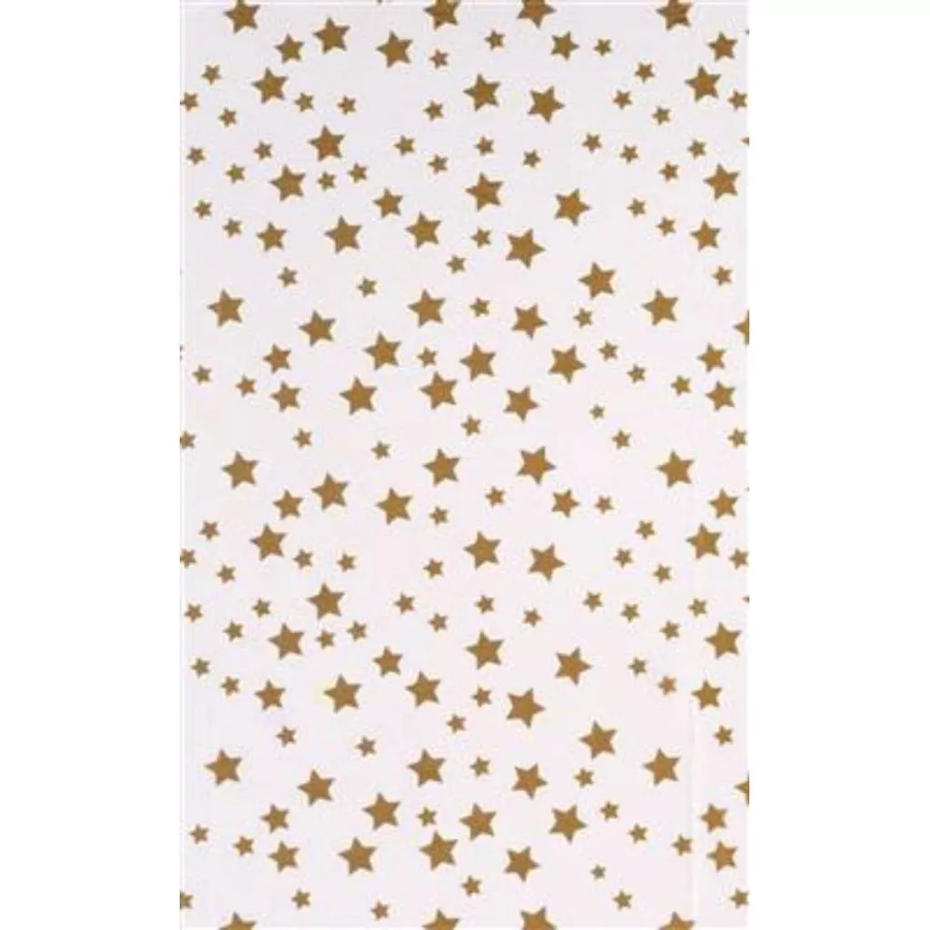 pack of gold star tissue paper