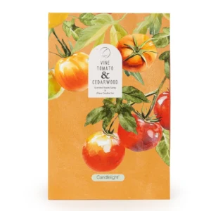 vine tomato and cedarwood candle and room spray gift set