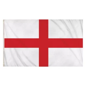England St George's Cross flag with hanging eyelets