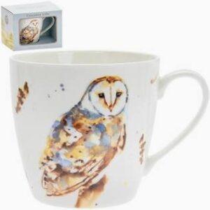 Country Life Owl Fine China Mug | Barn Owl Mug | One & Every