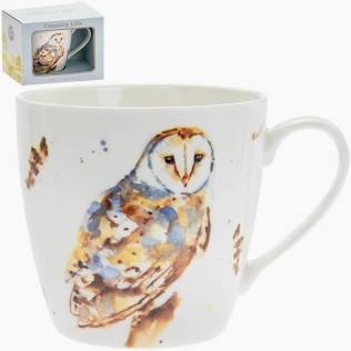 Country Life Owl Fine China Mug | Barn Owl Mug | One & Every