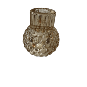 Champagne glass reversible candle holder for tealight and dinner candles
